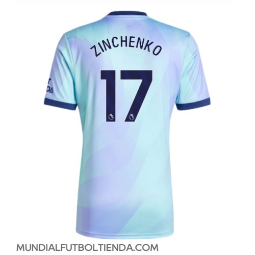 Camiseta Arsenal Oleksandr Zinchenko #17 Tercera Equipación Replica 2024-25 mangas cortas